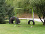 Swings and climbing tires